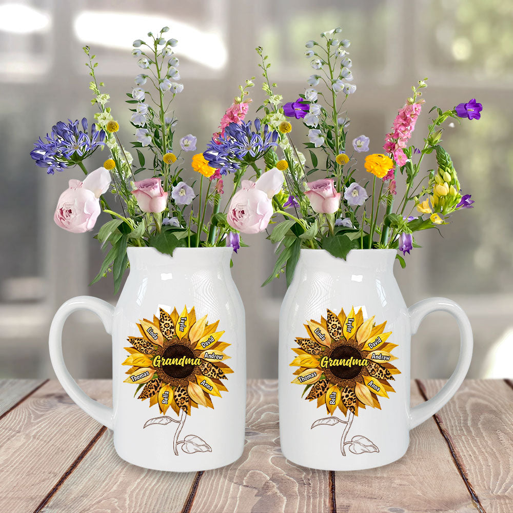 Grandma Love - Personalized Custom Flower Vase