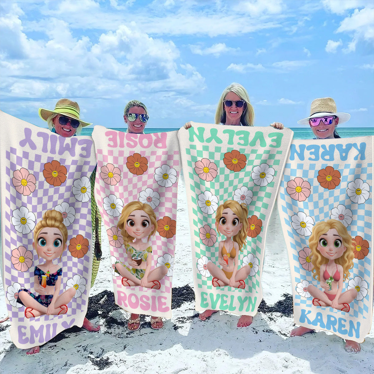 Best Trip Ever - Personalized Custom Beach Towel