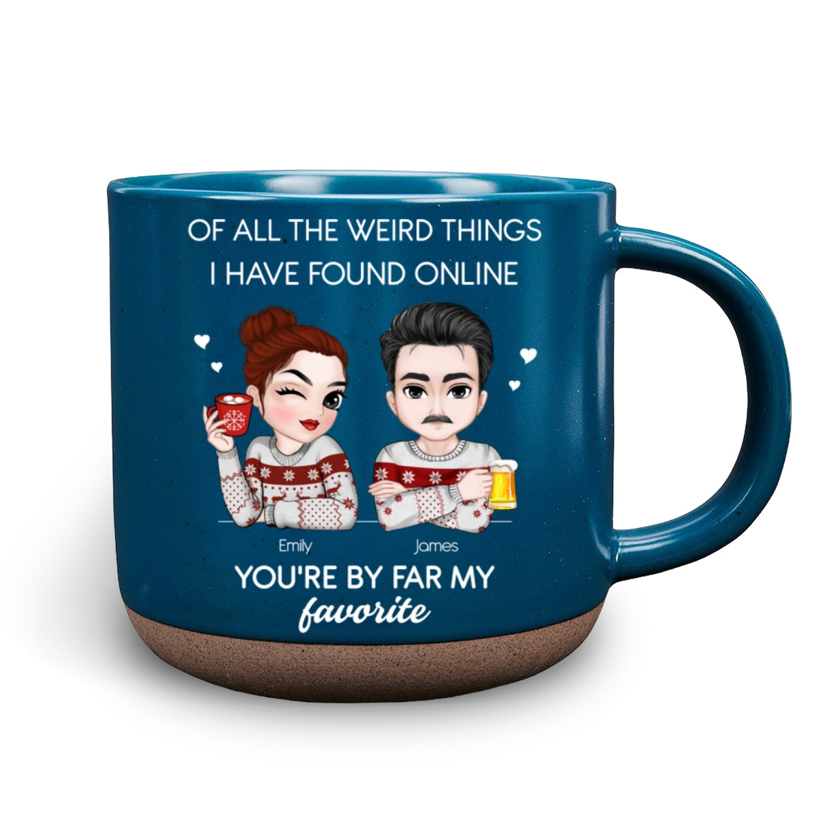 I Have Found Online - Personalized Custom Pottery Mug