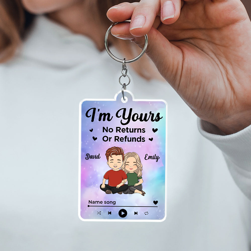 Couple Favorite Song - Personalized Custom Acrylic Keychain