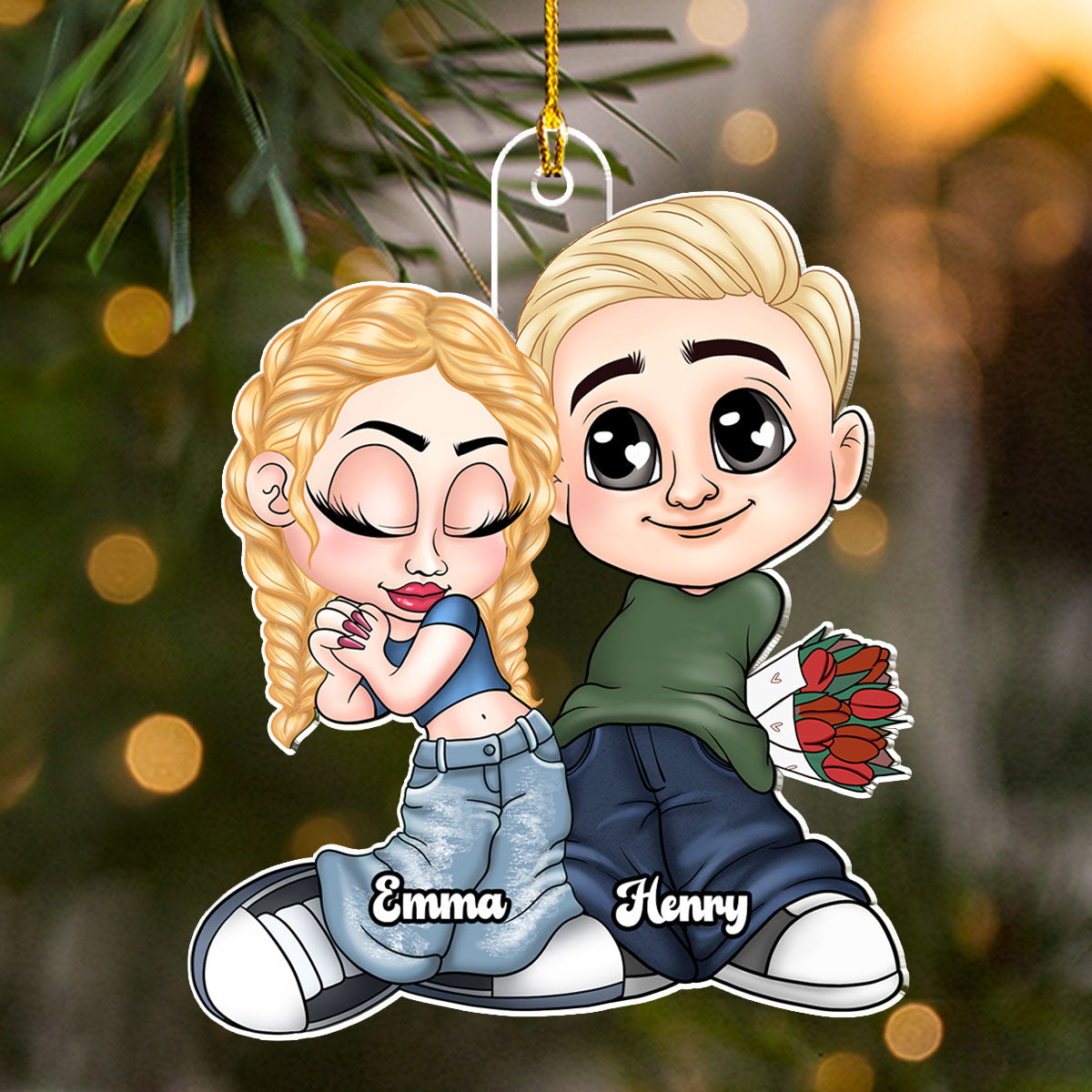 A Part Of My Life - Personalized Custom Acrylic Ornament