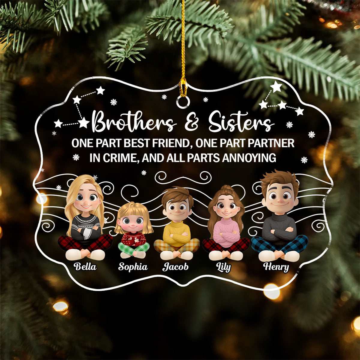 Annoying But Always My Person - Personalized Custom Acrylic Ornament