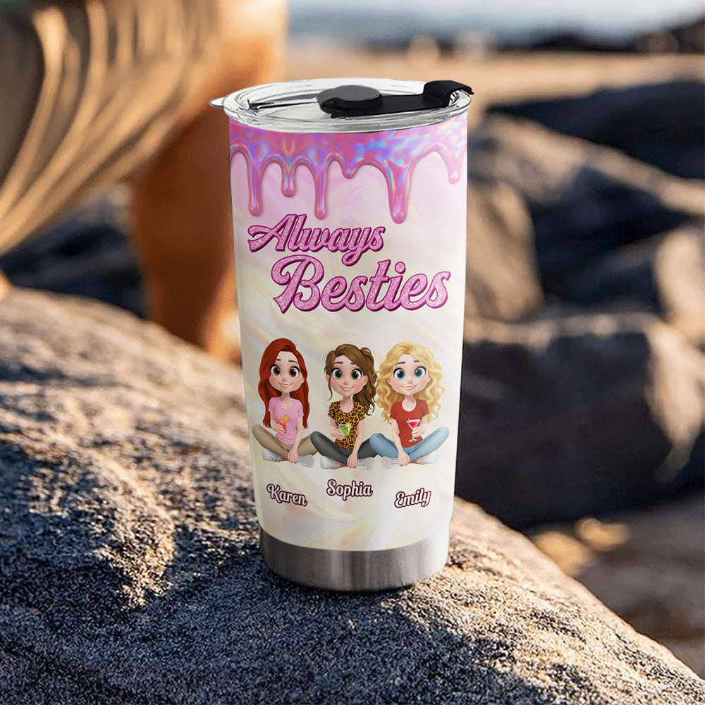 Always Sisters - Personalized Custom Tumbler