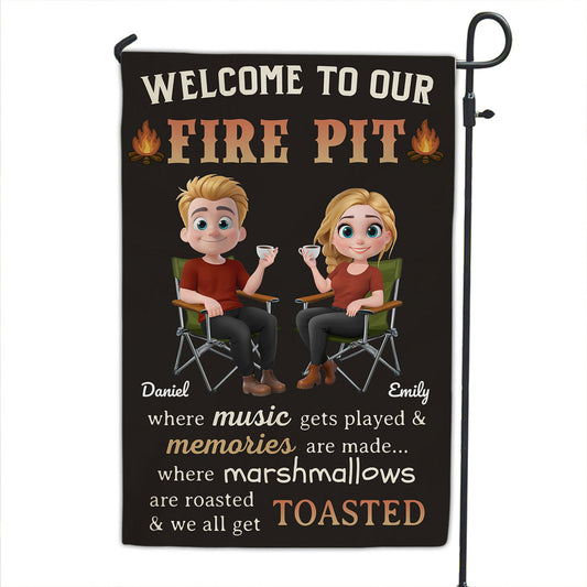 Where Marshmallows Meet Good Times - Personalized Custom Flag