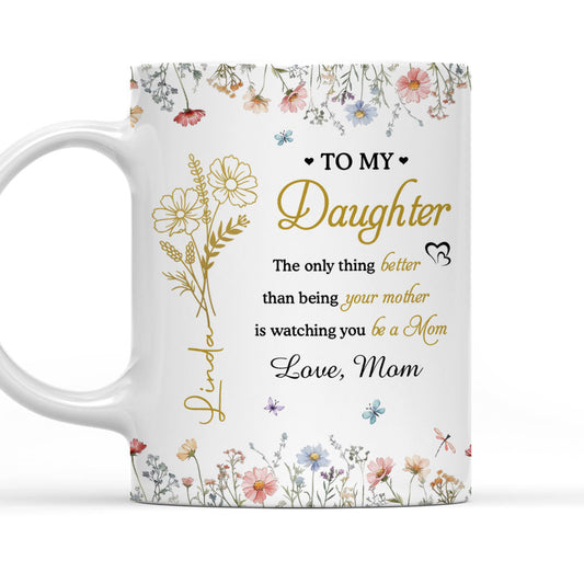 Love My Daughter In Law - Personalized Custom Coffee Mug