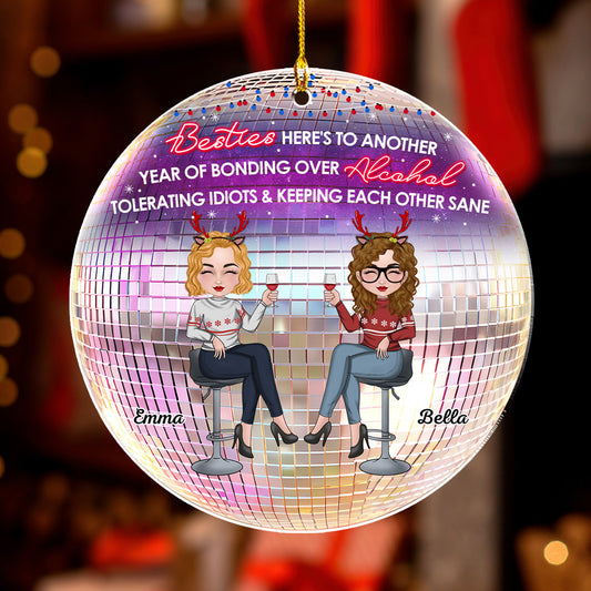 Keeping Each Other Sane - Personalized Custom Acrylic Ornament