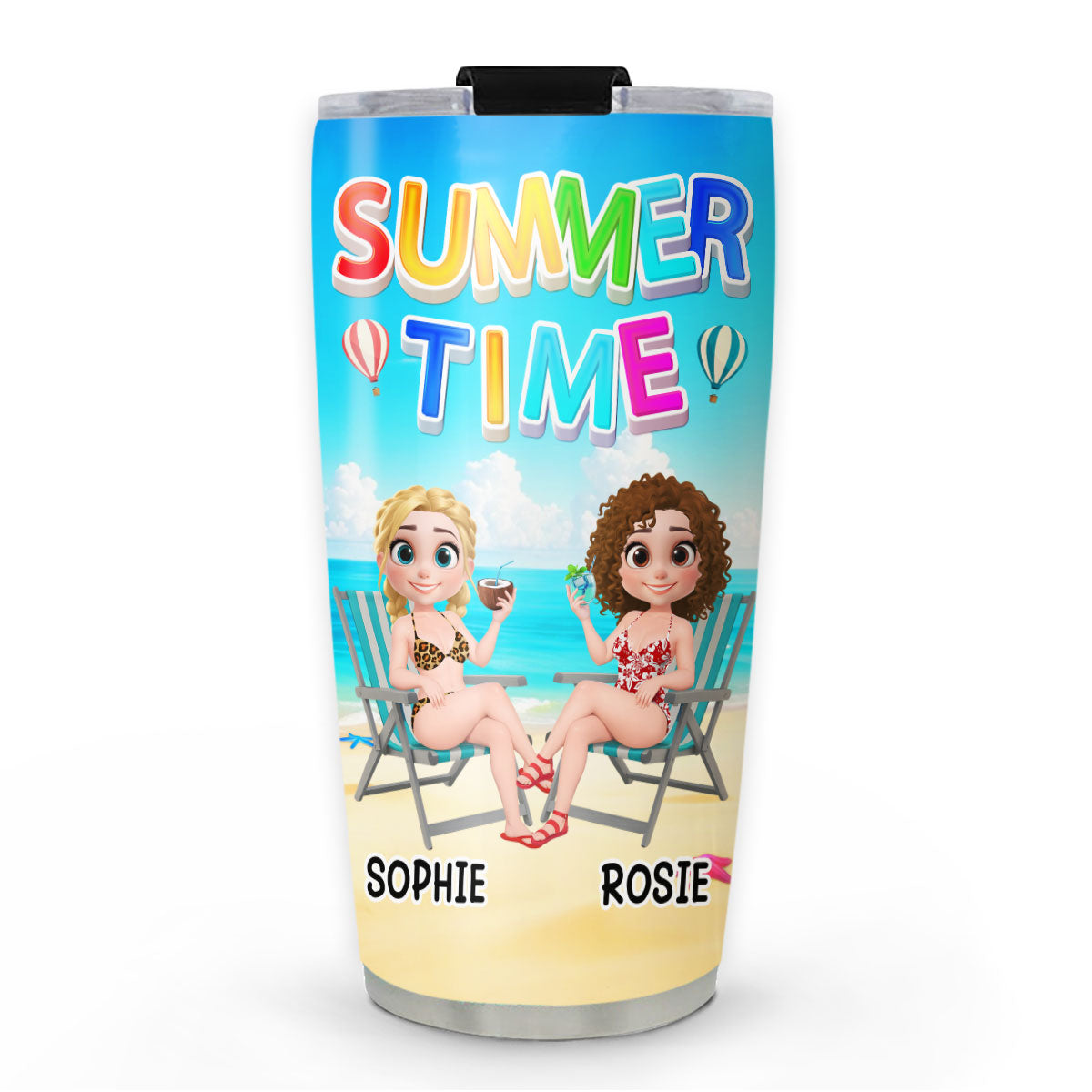 Besties Summer - Personalized Custom Tumbler