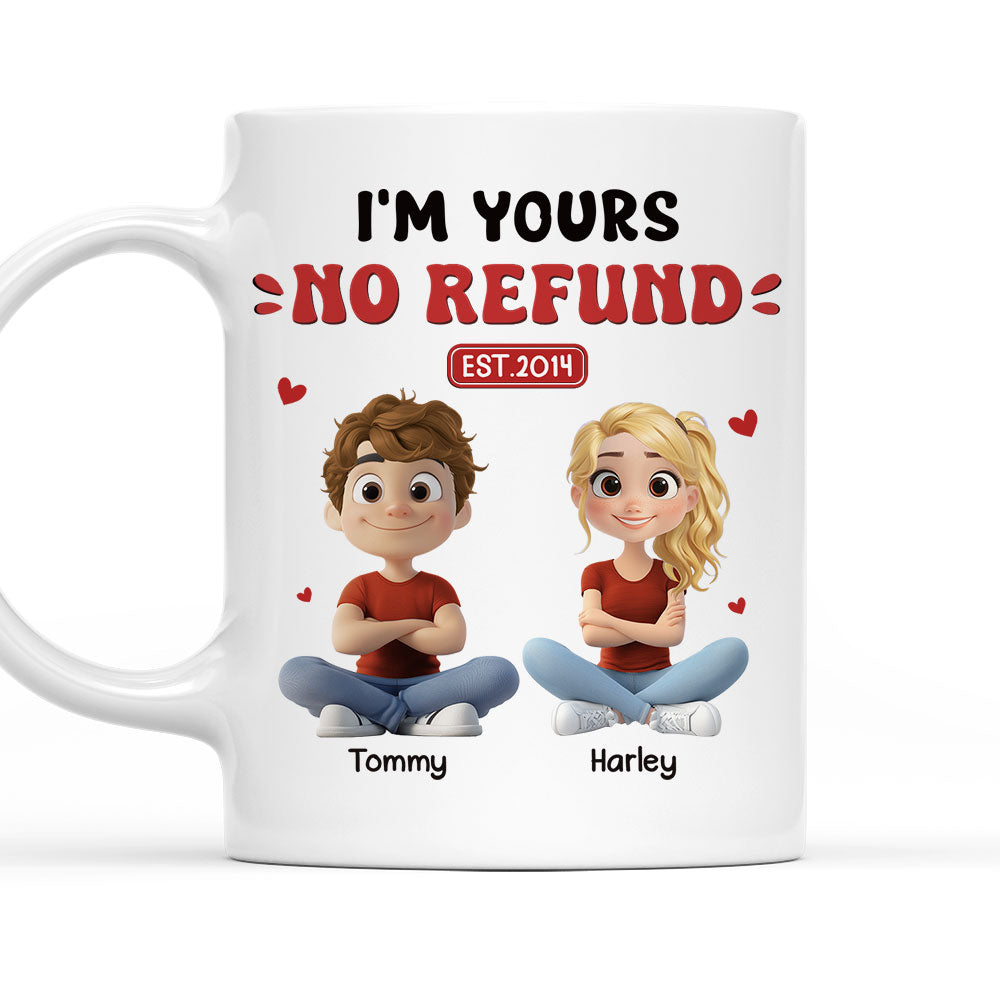 I Am Yours Forever - Personalized Custom Coffee Mug