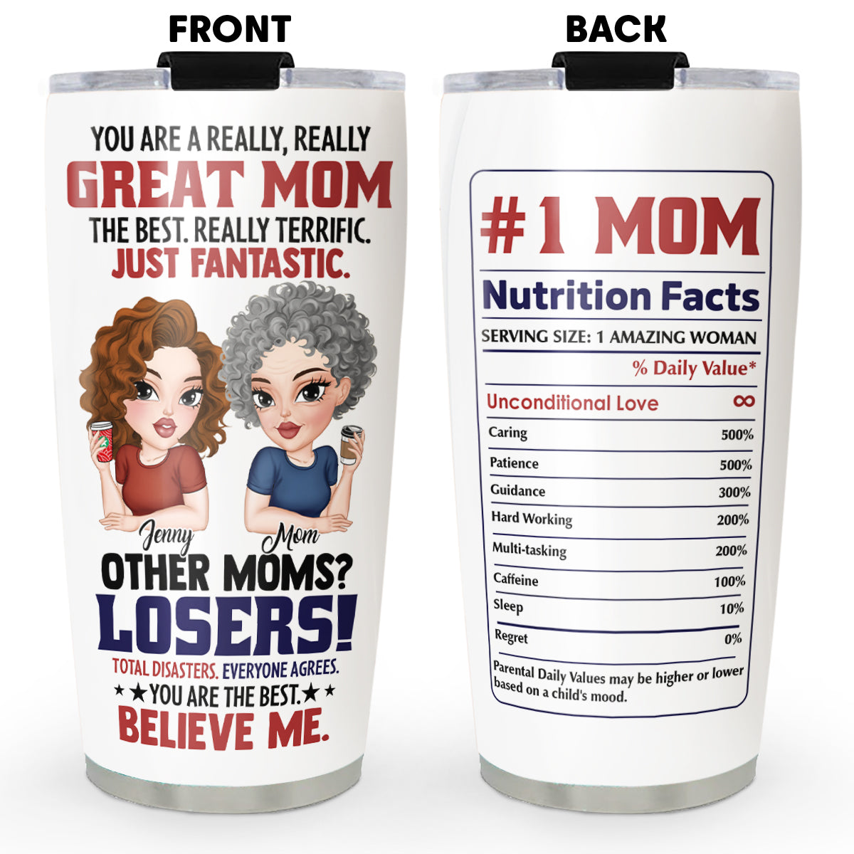 You Are A Really Great Mom - Personalized Custom Tumbler