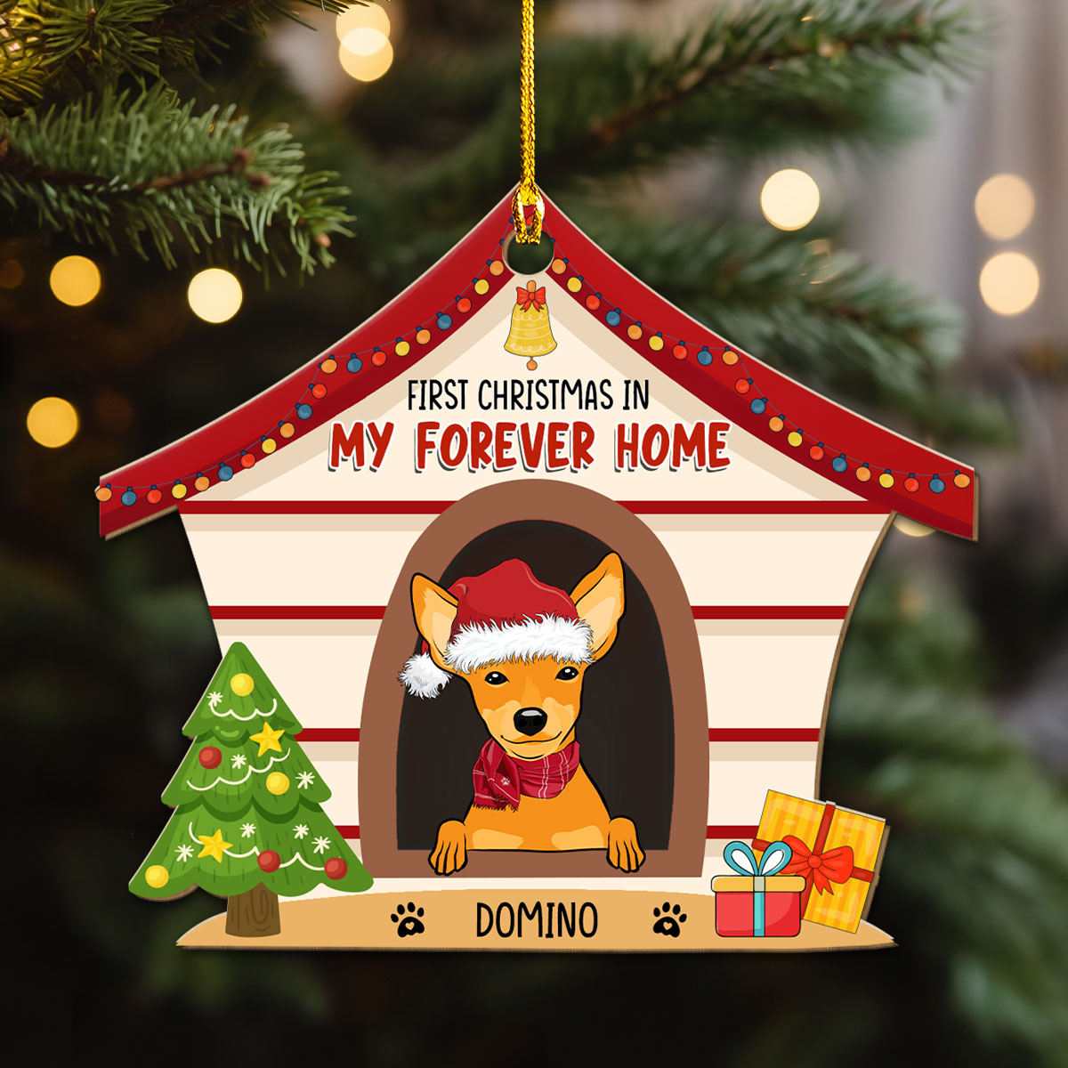 My Forever Home - Personalized Custom Wood Ornament