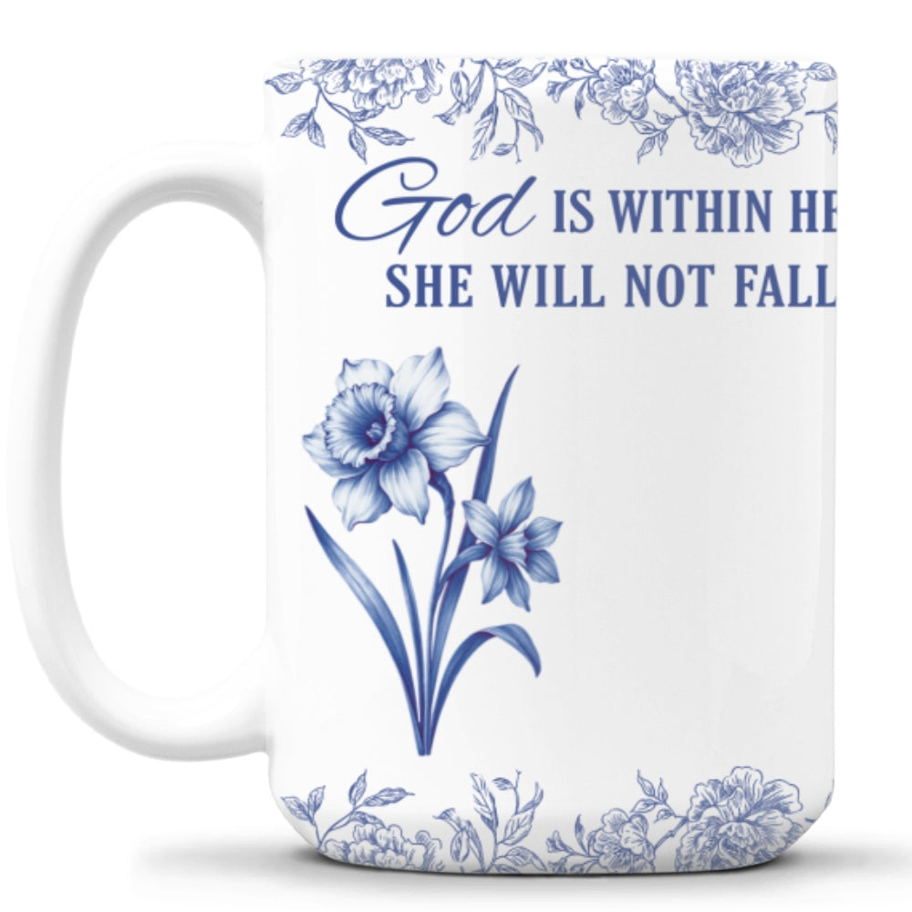 Grace Carries Her Through Storms - Personalized Custom Coffee Mug