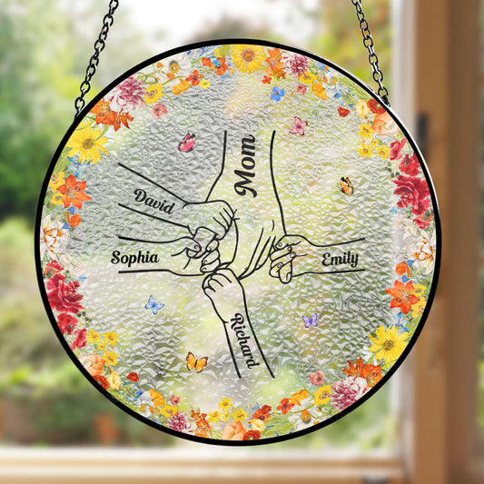 Mom You Are My Everything - Personalized Custom Window Hanging Suncatcher