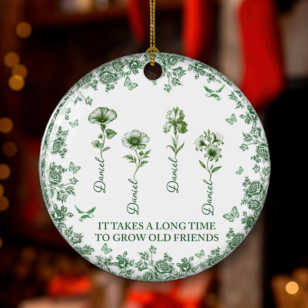 My Old Friends - Personalized Custom Ceramic Ornament