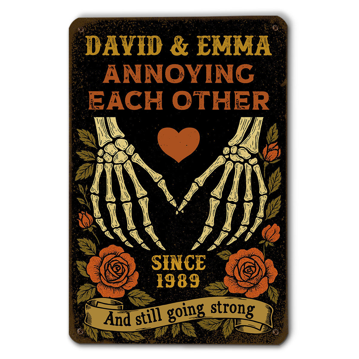 Love You Still - Personalized Custom Metal Sign