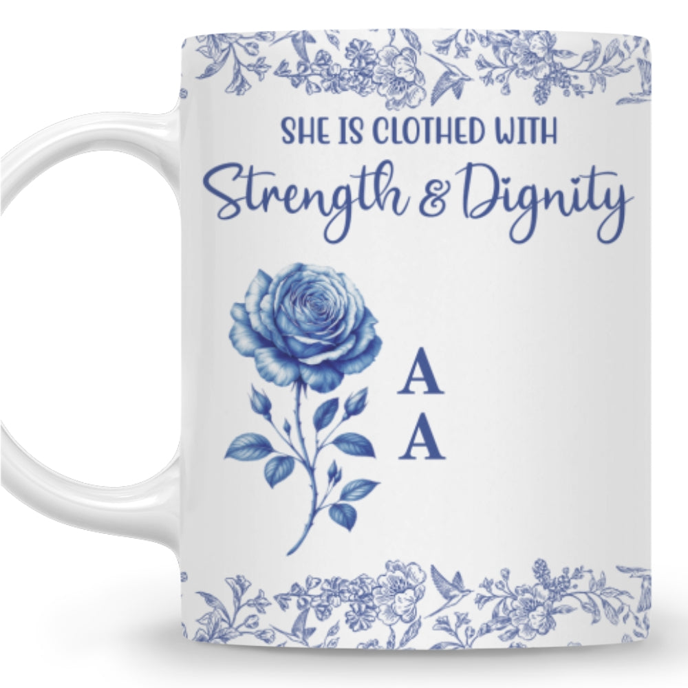 Strong In Faith Always - Personalized Custom Coffee Mug