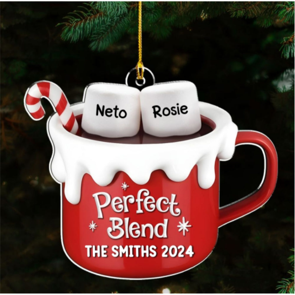 Perfect Blend - Personalized Custom Acrylic Ornament