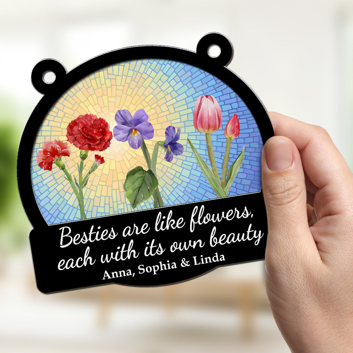 If We Had A Flower - Personalized Custom Suncatcher