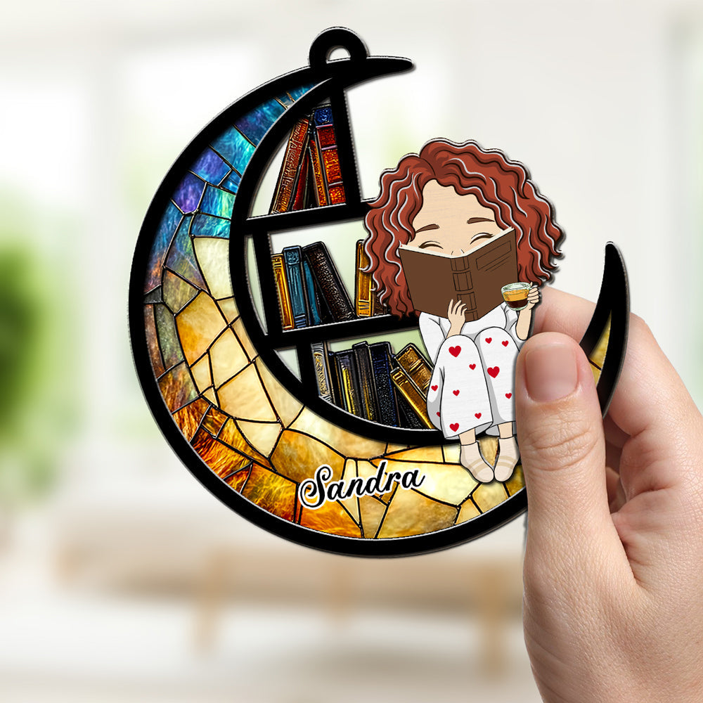 A Book Is A Dream - Personalized Custom Suncatcher