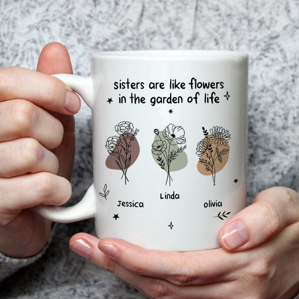Like A Flower In The Garden Of Life - Personalized Custom Coffee Mug