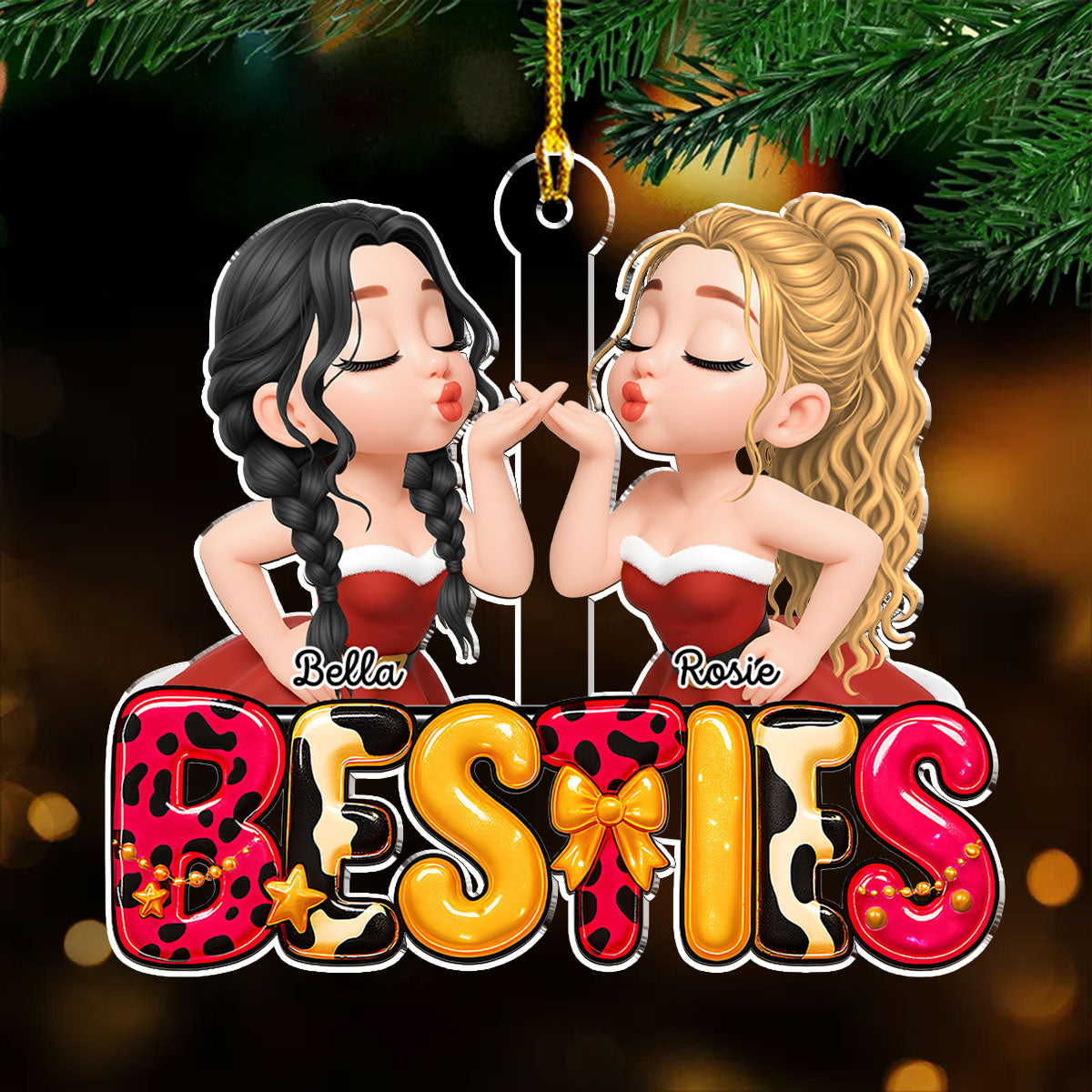 Special Friends - Personalized Custom Acrylic Ornament