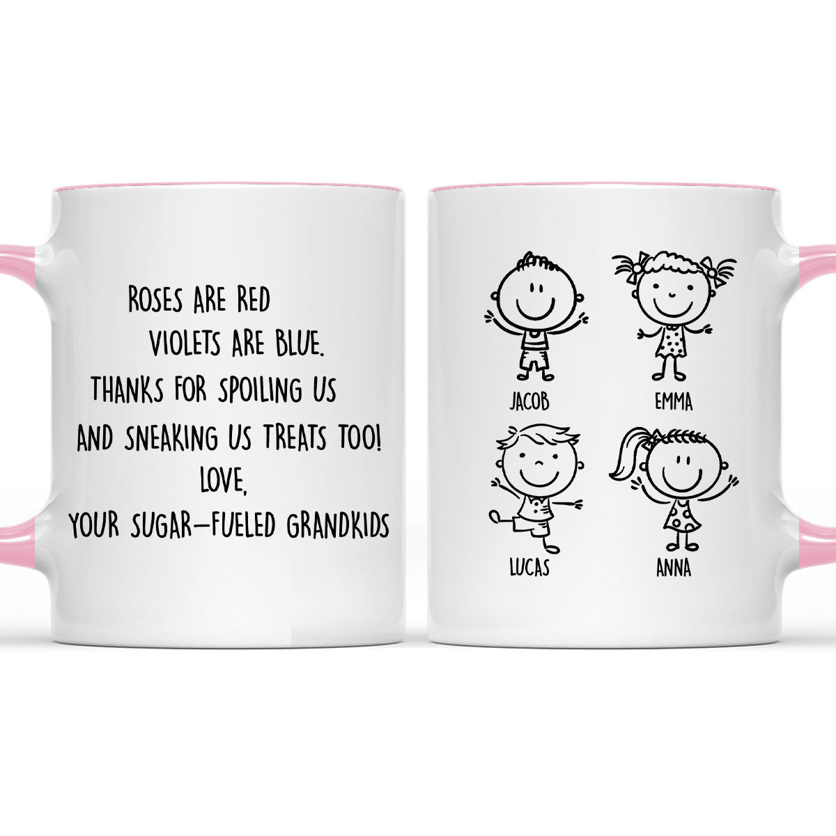 Thanks For Spoiling Us - Personalized Custom Accent Mug