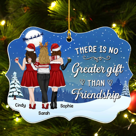Beautiful Friendship - Personalized Custom Acrylic Ornament