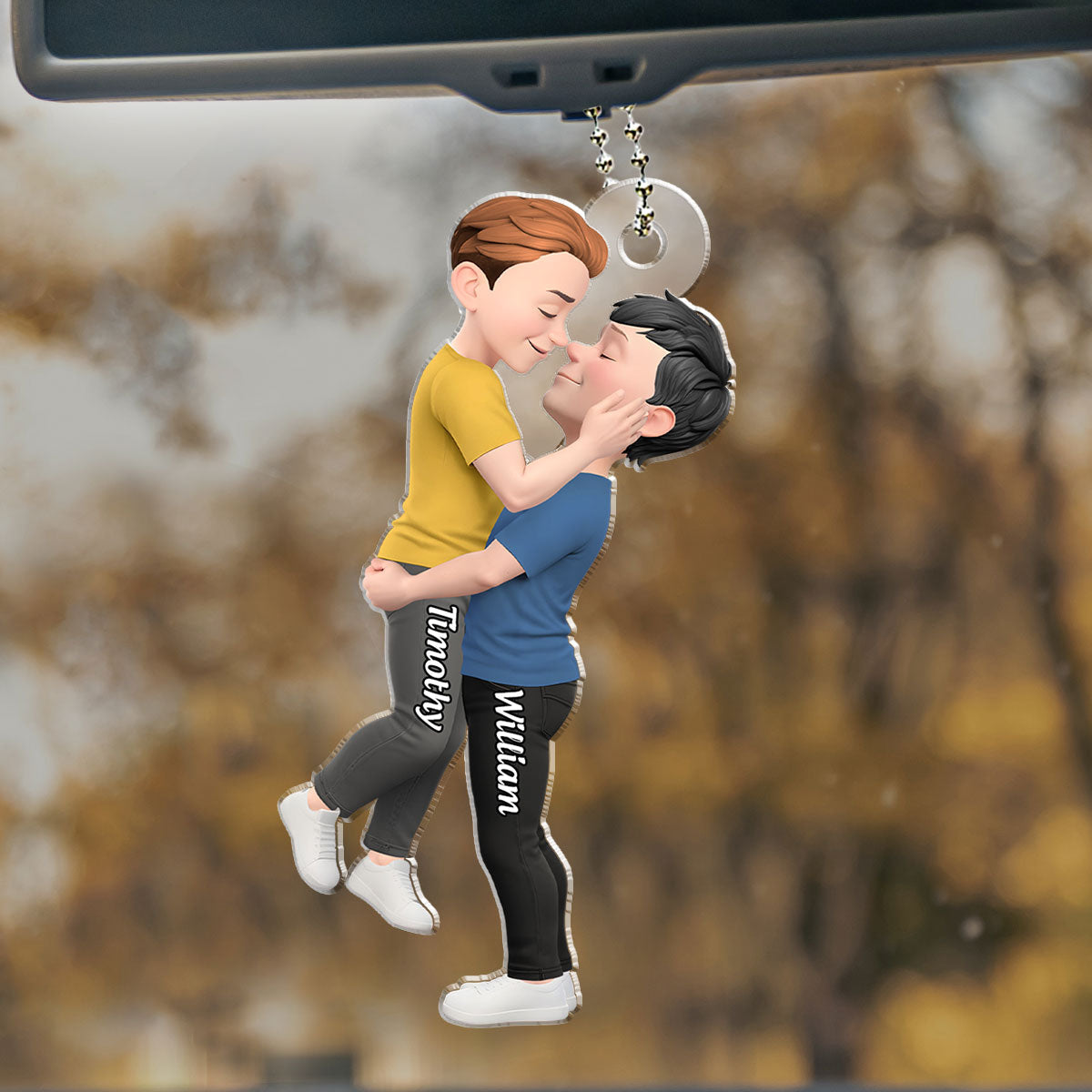 Endless Love - Personalized Custom Car Ornament