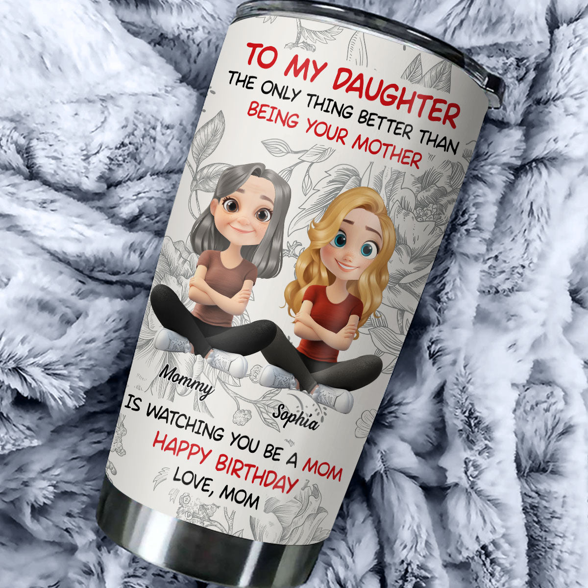 To My Little One - Personalized Custom Tumbler