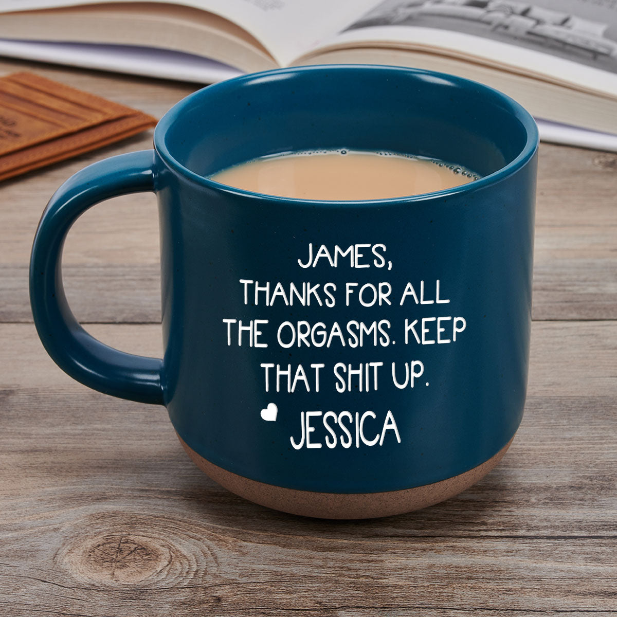 Thanks For All - Personalized Custom Pottery Mug