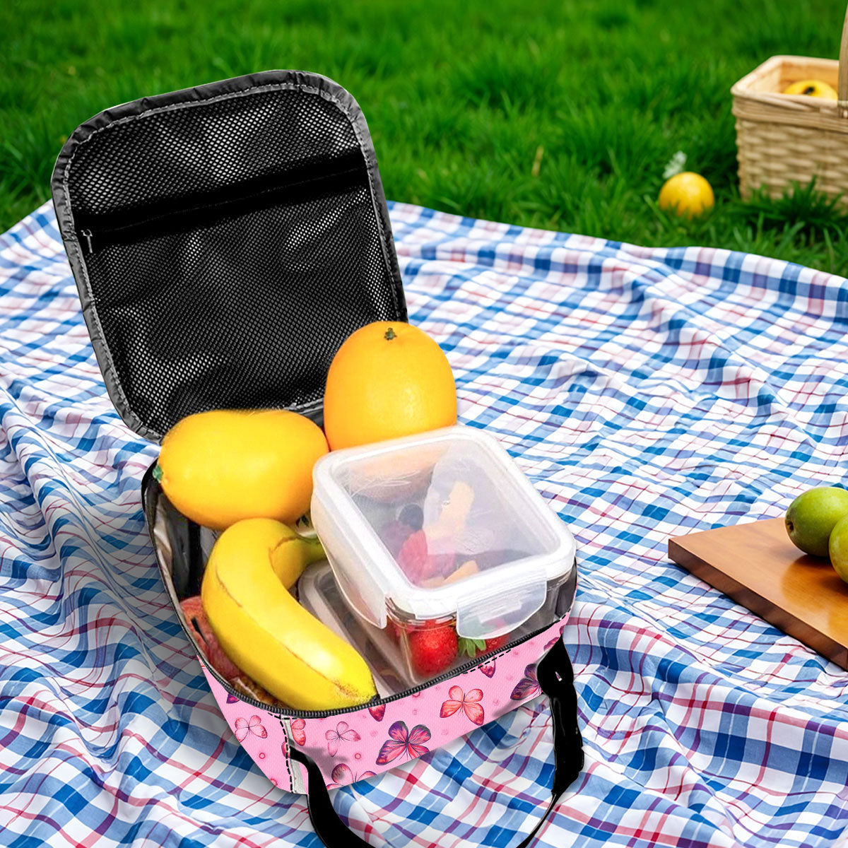 Butterfly Love - Personalized Custom Insulated Lunch Bag