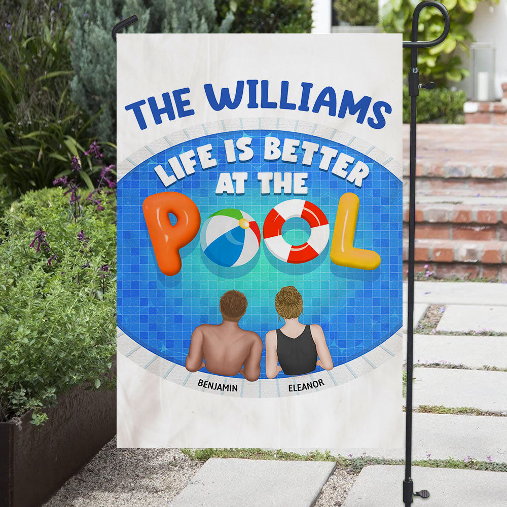 We Are In The Pool - Personalized Custom Flag